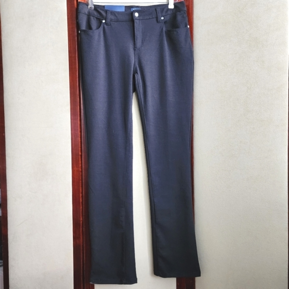 Bogari Black Jeans Style Slacks 8